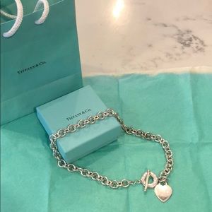 Tiffany & Co heart shape famous charm necklace.
